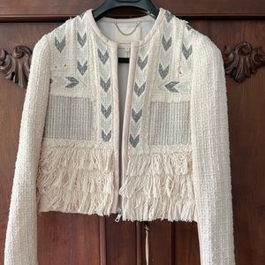 Rebecca Taylor cropped jacket. Size 0